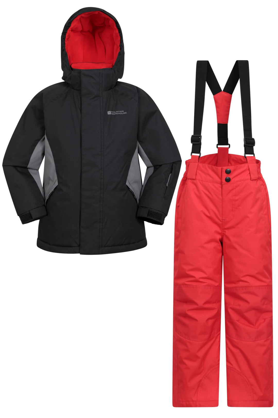 Mountain Warehouse Kinder-Ski-Set aus unisex Winterjacke und Hose - Zweiteiler für Winter und Schnee