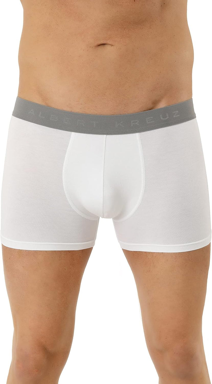 Herren Retroshorts Micromodal 2er Pack weiss, S
