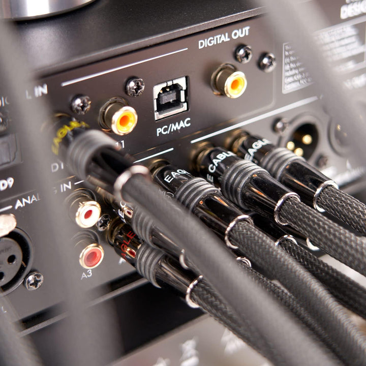 Eagle Cable by INAKUSTIK – 10021007 – Deluxe Optokabel | für Digitale Audiosignale | 0,75m in Schwar