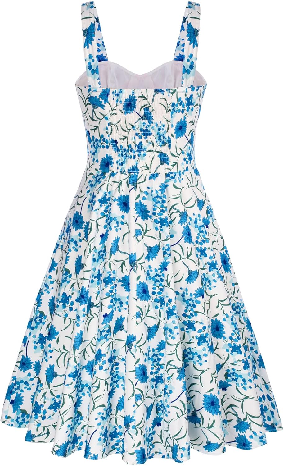 Belle Poque Damen Kleider Casual Cocktailkleid Sommerkleid Elegant Spaghetti Freizeitkleid A-Line La