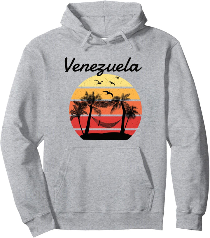 Venezuela Urlaub Palmen Paradies Pullover Hoodie