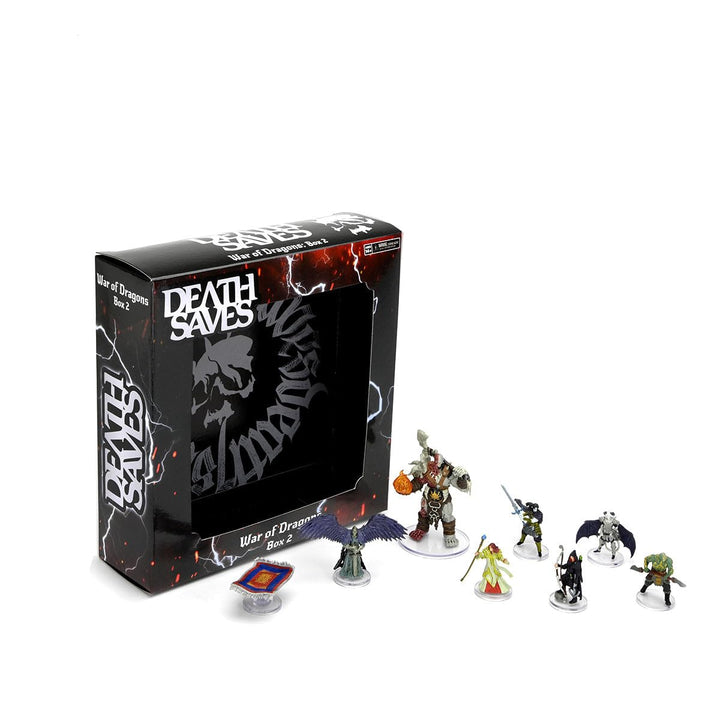 WizKids/NECA 72423 Death Saves: War of Dragons Box Set 2 Ghost Zubehör, Mehrfarbig, S