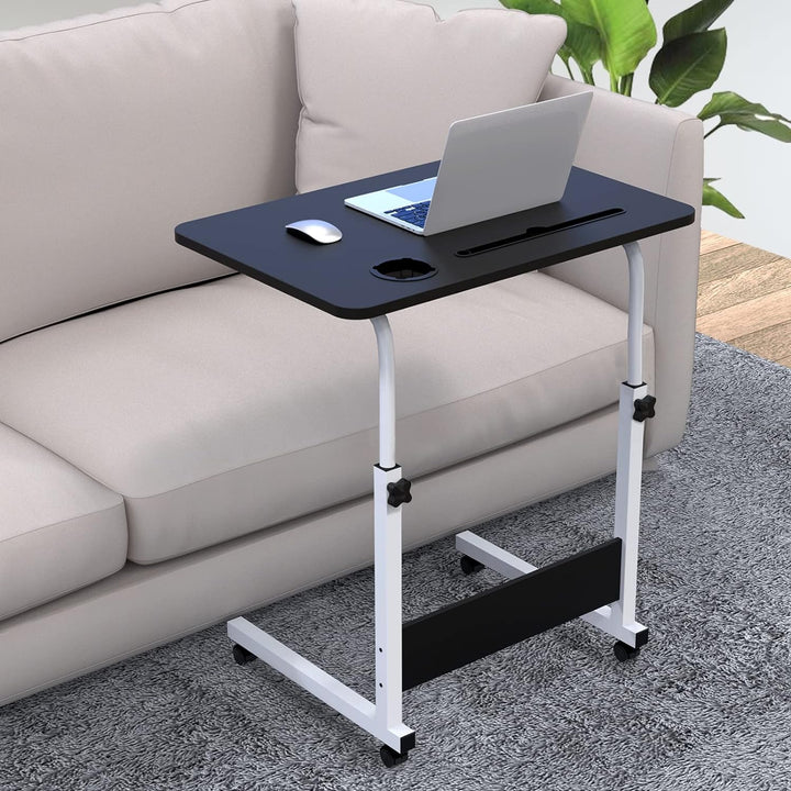 PIPIPOXER 60x40cm Laptoptisch höhenverstellbarer Schreibtisch Computertisch mobiler Laptop Schreibti