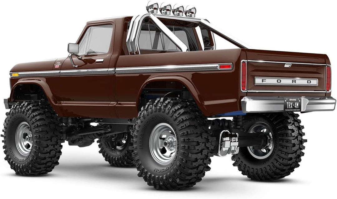 TRAXXAS TRX-4M Ford F150 braun 4x4 Lifted 1/18 Crawler RTR Brushed, mit Akku und USB Ladegerät