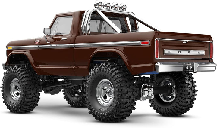 TRAXXAS TRX-4M Ford F150 braun 4x4 Lifted 1/18 Crawler RTR Brushed, mit Akku und USB Ladegerät