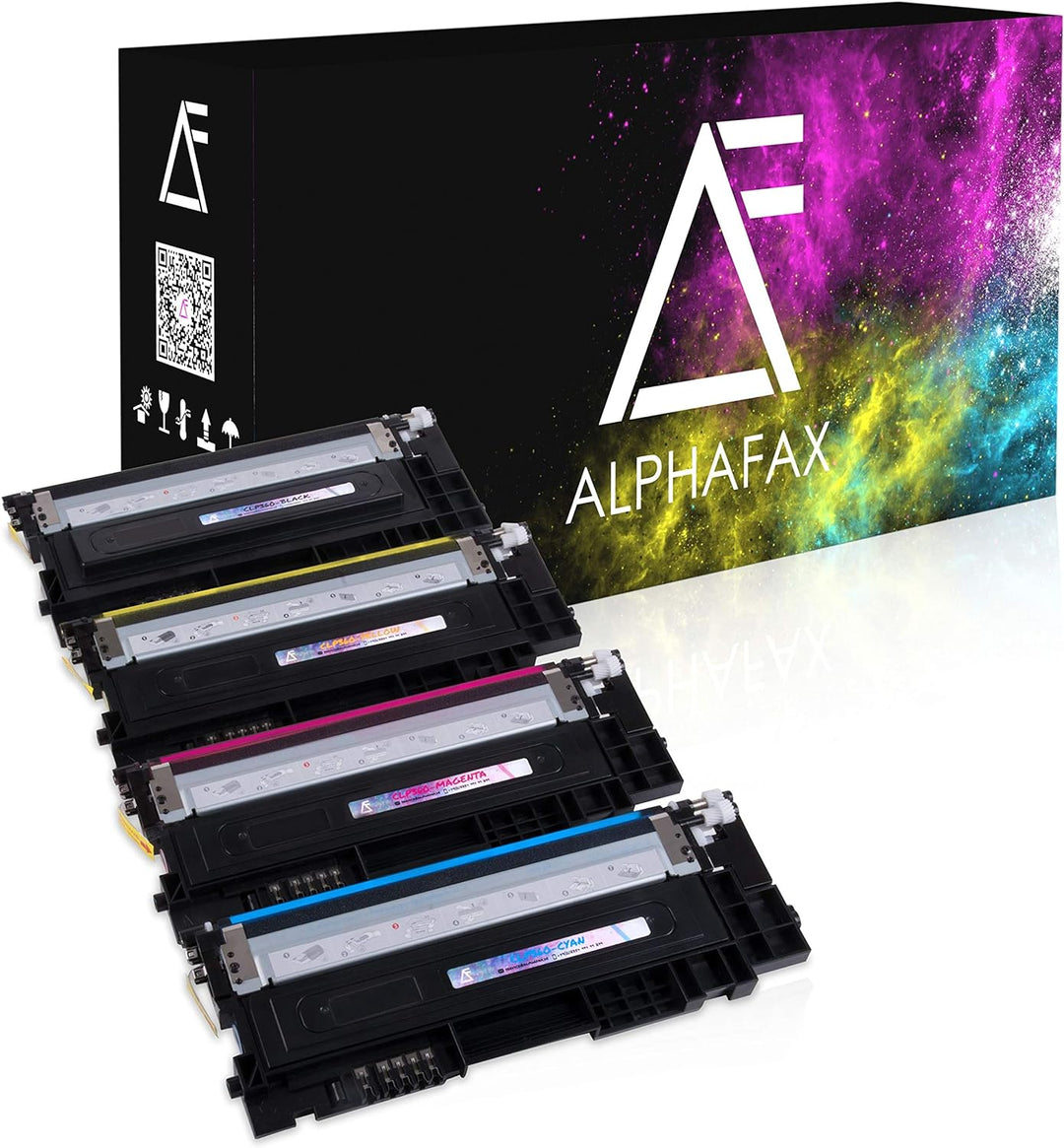 4 Toner kompatibel für Samsung CLP-360 N ND Series 365 W CLX-3300 3305 FN FW W Series Xpress C410 C4