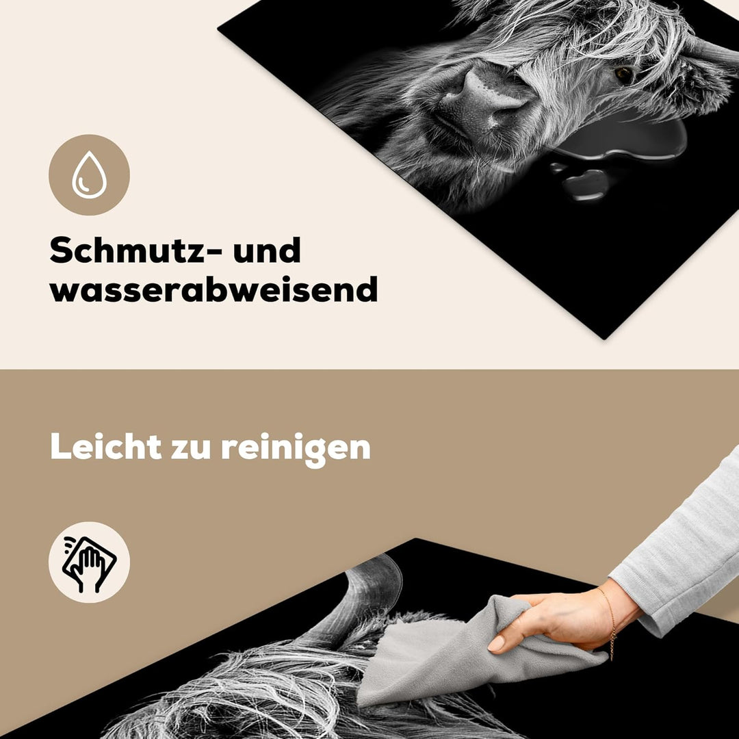 Herdabdeckplatte Einteilig Induktionsmatte Küche Abdeckung Ceranfeld Herd Abdeckplatte Vinyl Matte A