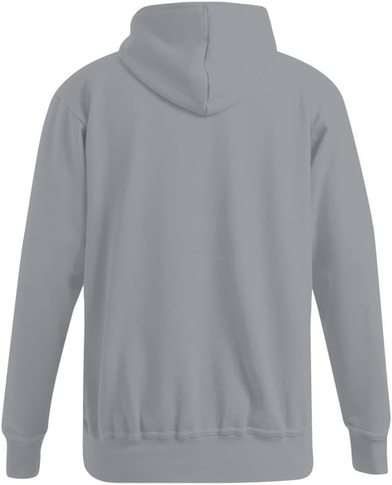 Basic Hoodie 80-20 Plus Size Herren, Sportgrau, XXXL