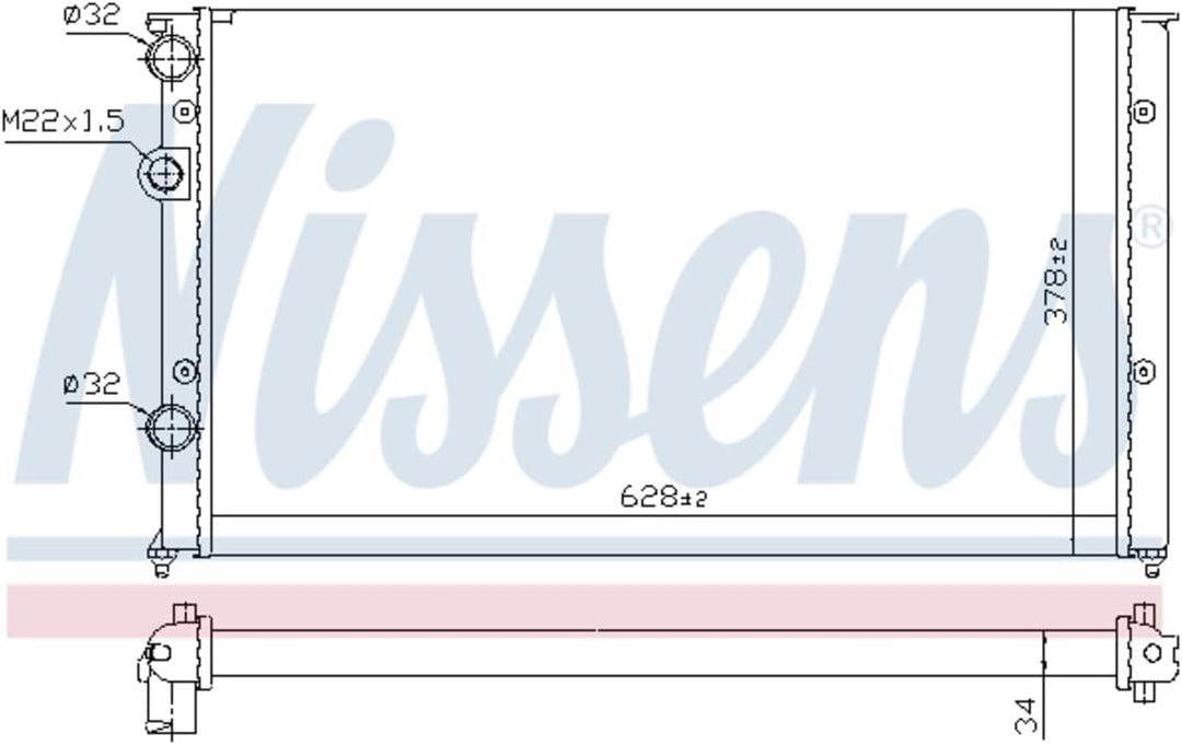 Nissens 652451 Wasserkühler
