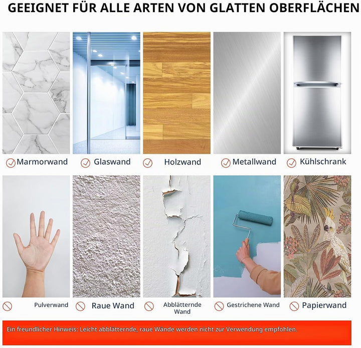 VAIIGO Magnetrahmen Info-Rahmen Selbstklebend mit Magnetverschluss für Informationsrahmen DIN A3 For