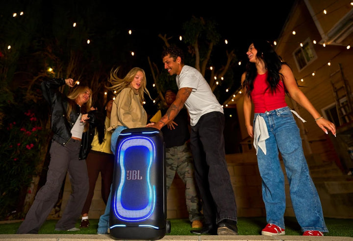 JBL PartyBox 330 Tragbarer Partylautsprecher, Schwarz | JBL Sound, Lichtshow, AI Sound Boost, Blueto