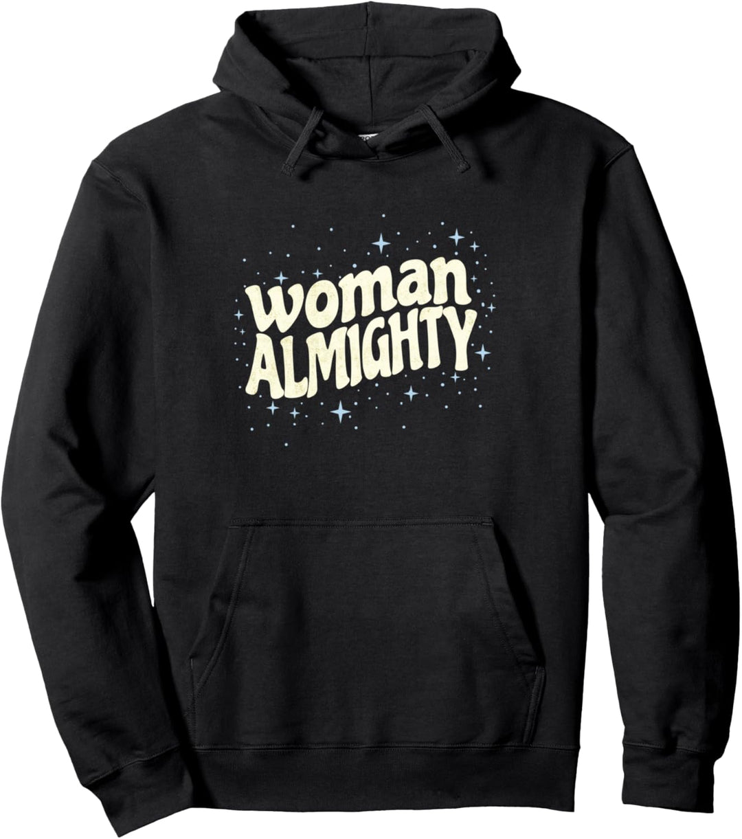 Woman Almighty Stars & Sparkles Pullover Hoodie
