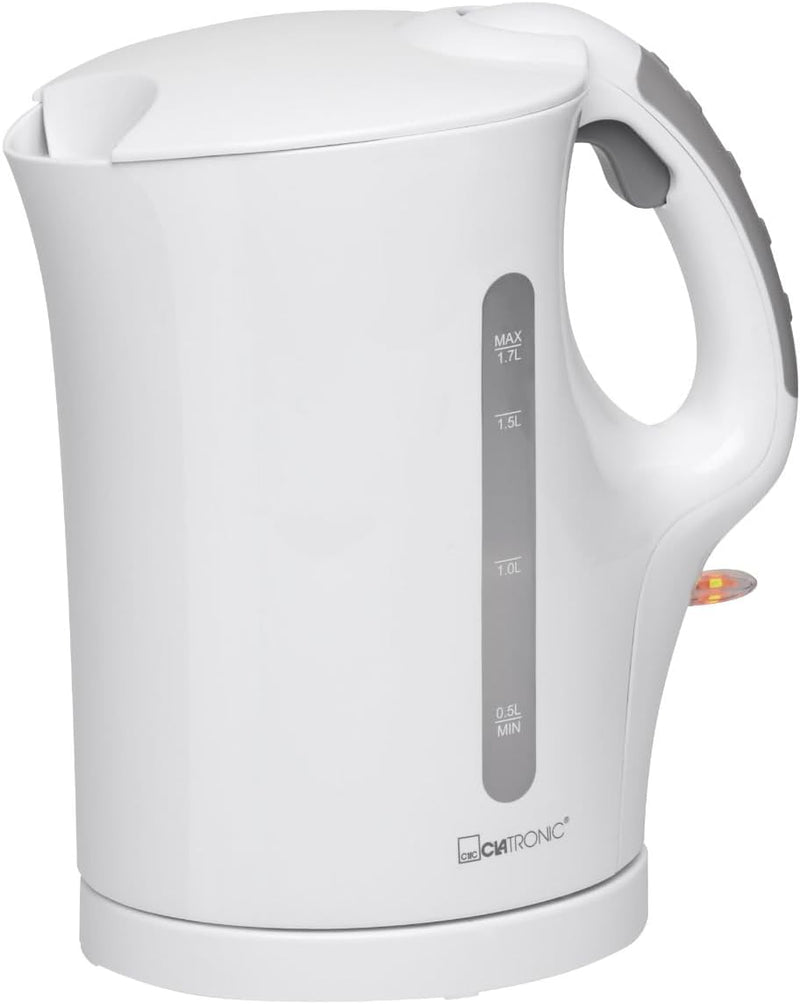 Clatronic® Wasserkocher | Kettle | Wasserkocher 1,7 L mit automatischer & manueller Abschaltung | he