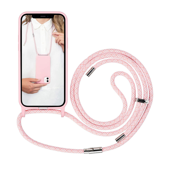 Artwizz HangOn Case geeignet für iPhone 12/12 PRO (6.1') - Elastische Schutzhülle aus Silikon als Ha
