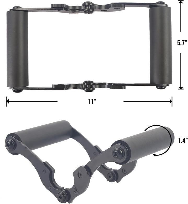 V-Reihe Minengriff Zubehör - Bar für Langhantelstange, Doppel Dreihengriff für die stabile Mine mit