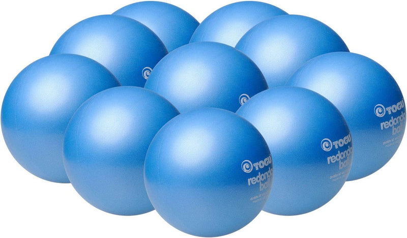 Togu Redondo Ball Kombis | 3er | 5er | 10er | Pilates-, Gymnastik-, und Fitnessball Blau 22cm 10 Bäl