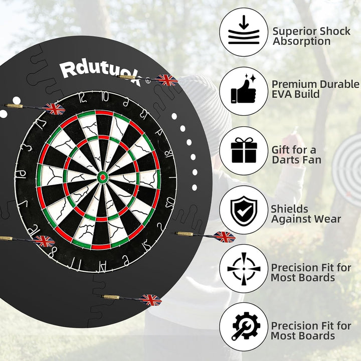 Rdutuok Dart Catchring Surround, Surround Auffangring Dart Backboard Dartscheibe Surround FüR Dart S