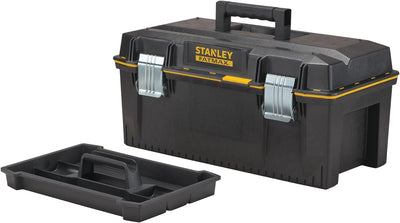 Stanley FatMax Werkzeugbox (71 x 31 x 29 cm, spritzwassergeschützer Koffer, robuste nicht-rostende M