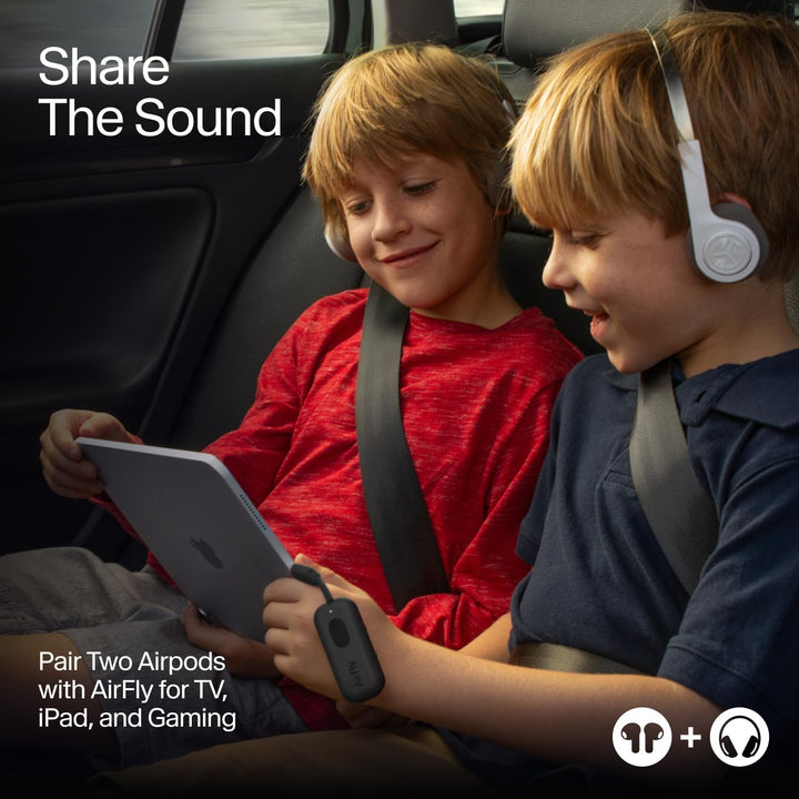 Twelve South AirFly Pro Bluetooth Wireless Audio Transmitter/Receiver für bis zu 2 AirPods/Wireless