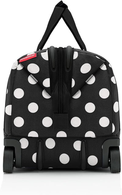 reisenthel allrounder Trolley frame dots white – Vielseitige Arzttasche auf Rollen für Reisen, Arbei