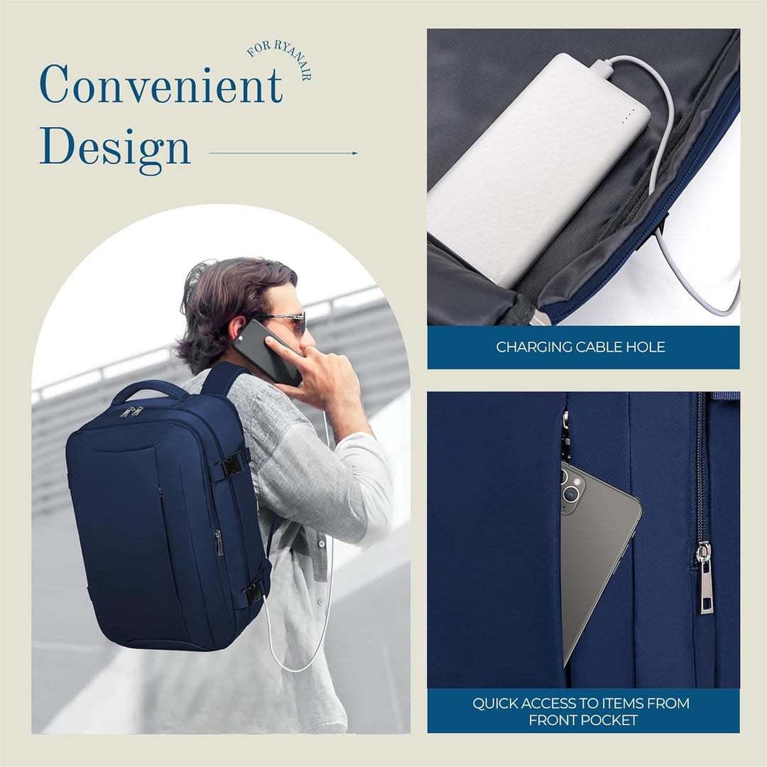 Lossga Für Ryanair Handgepäck 40x20x25 Handgepäck Rucksack Reiserucksack Flugzeug Rucksack 40x20x25