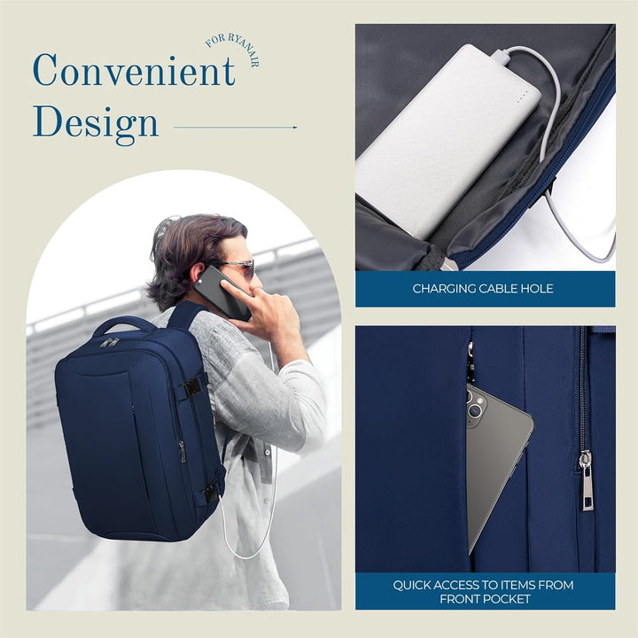 Lossga Für Ryanair Handgepäck 40x20x25 Handgepäck Rucksack Reiserucksack Flugzeug Rucksack 40x20x25