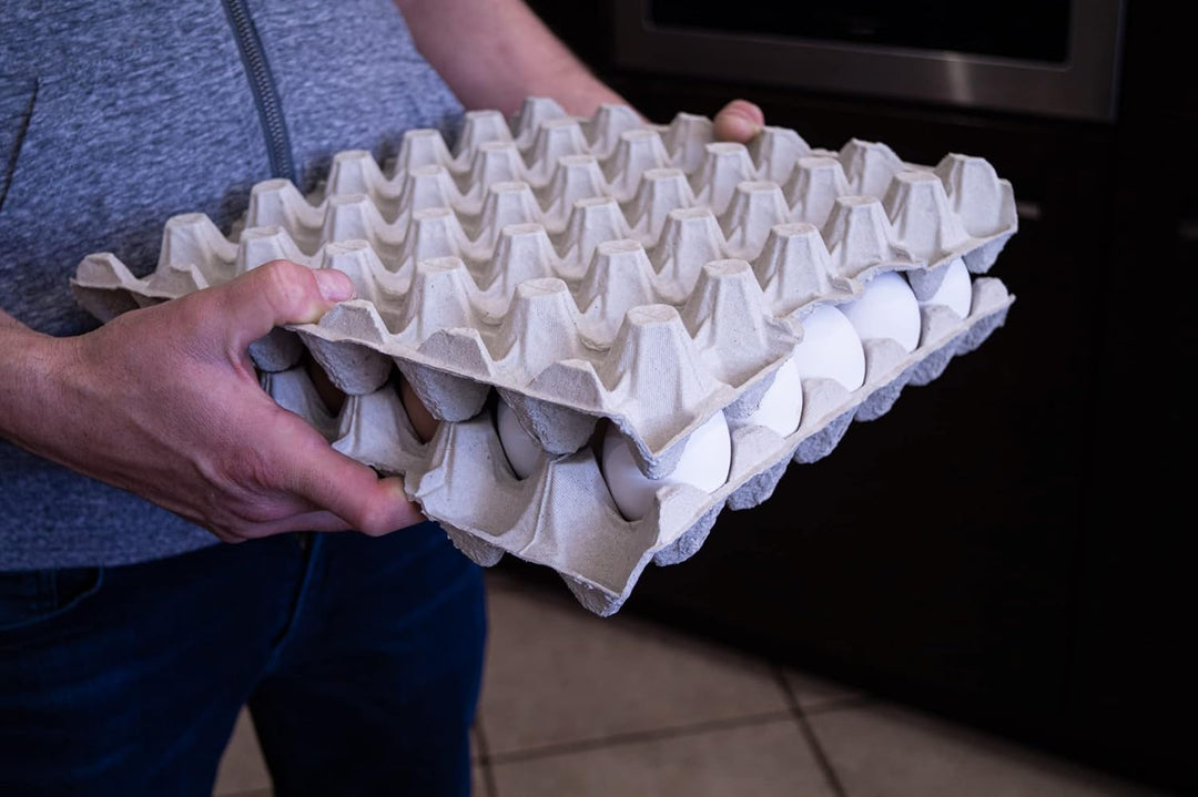 Nipter Eierpappen Eierkarton für Hühnereier, Eierschachtel für 30 Eier, 20 Stück, 20
