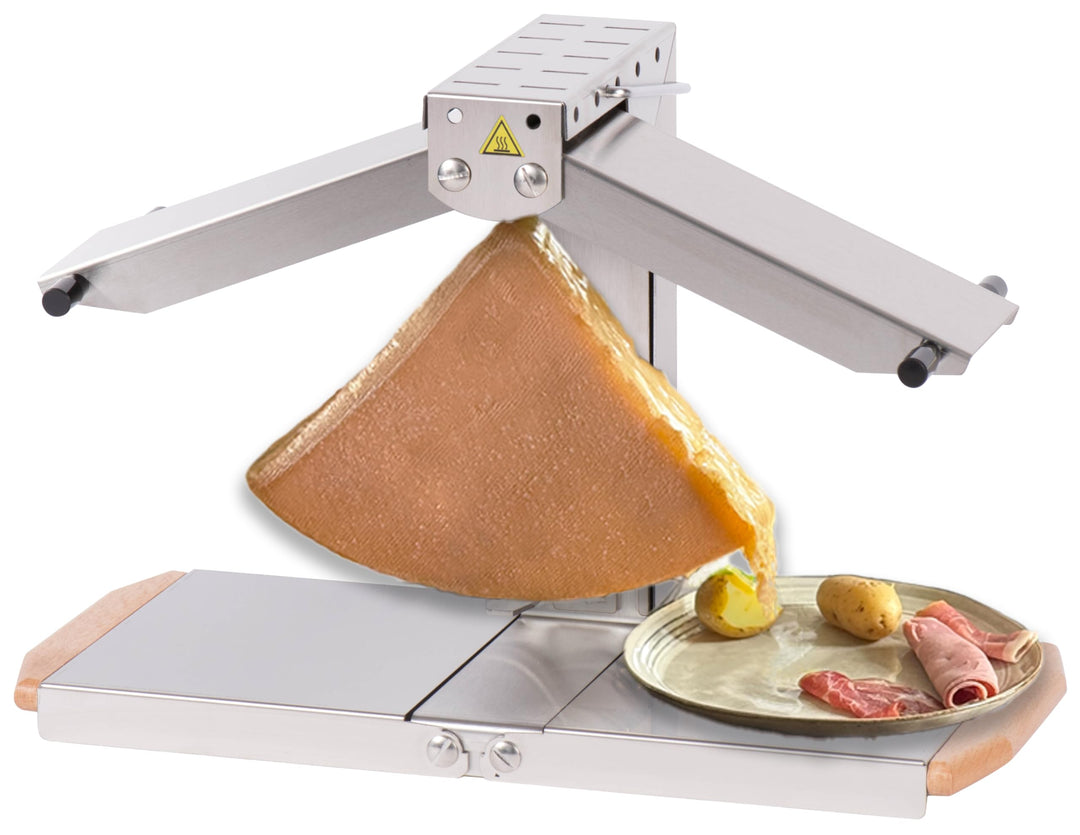 Louis Tellier - Raclettegerät Brézière® Signature Inox - Angepasste Grösse für 1/4 oder 1/6 Laib - 1