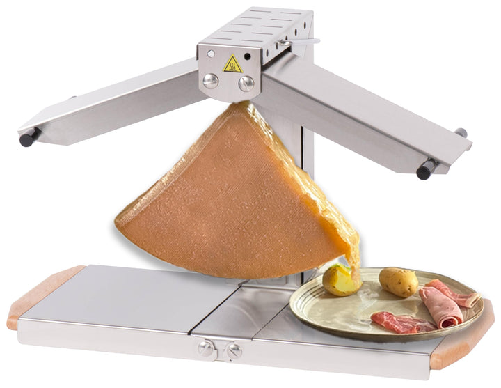 Louis Tellier - Raclettegerät Brézière® Signature Inox - Angepasste Grösse für 1/4 oder 1/6 Laib - 1