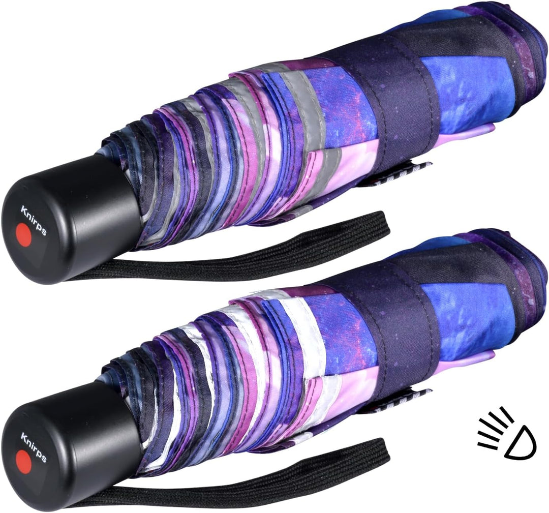 Knirps Kinder-Taschenschirm 4Kids reflective mit Reflexborte - Cosmic Kitty, Cosmic Kitty