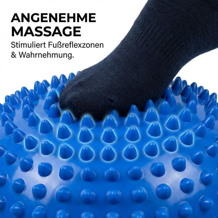 Balance Igel, 2er Set blau, blau