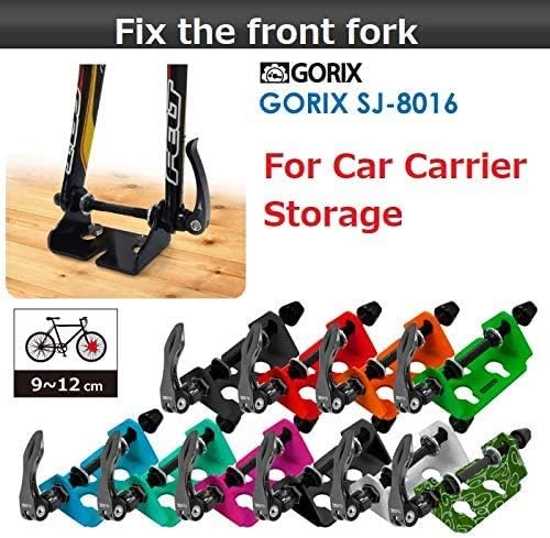 GORIX Bike Fork Mount Rack Display Stand Car Carrier Storage Truck Road Mountain Bicycle (SJ-8016) M