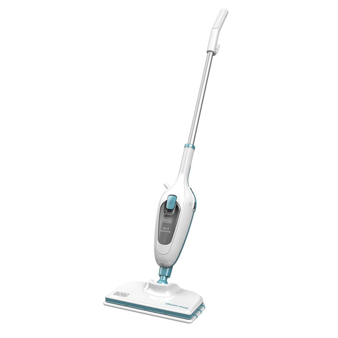 Black+Decker FSMH13E10-QS 10-in-1 Dampfbesen Steam Mop Deluxe (1300W, Dampfreiniger für hygienische