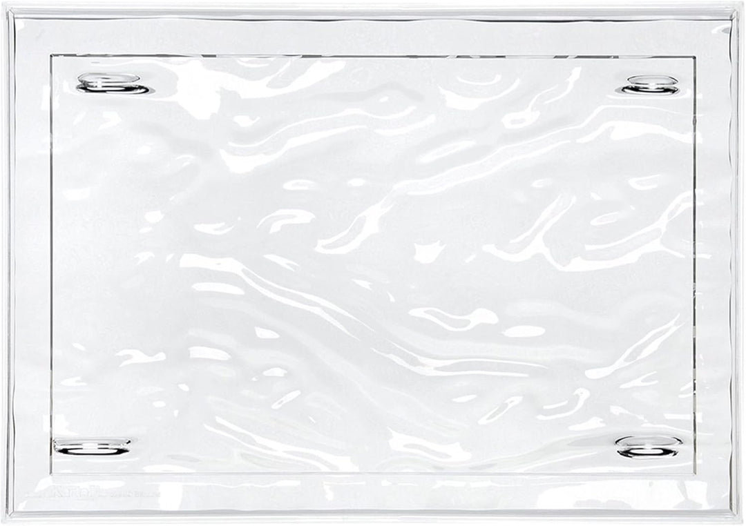 Kartell 01210B4 Dune Tablett, Plastik, kristall, 55 x 38 x 3 cm Grande Cristallo, Grande Cristallo