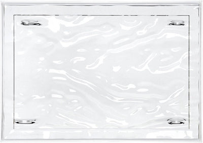 Kartell 01210B4 Dune Tablett, Plastik, kristall, 55 x 38 x 3 cm Grande Cristallo, Grande Cristallo