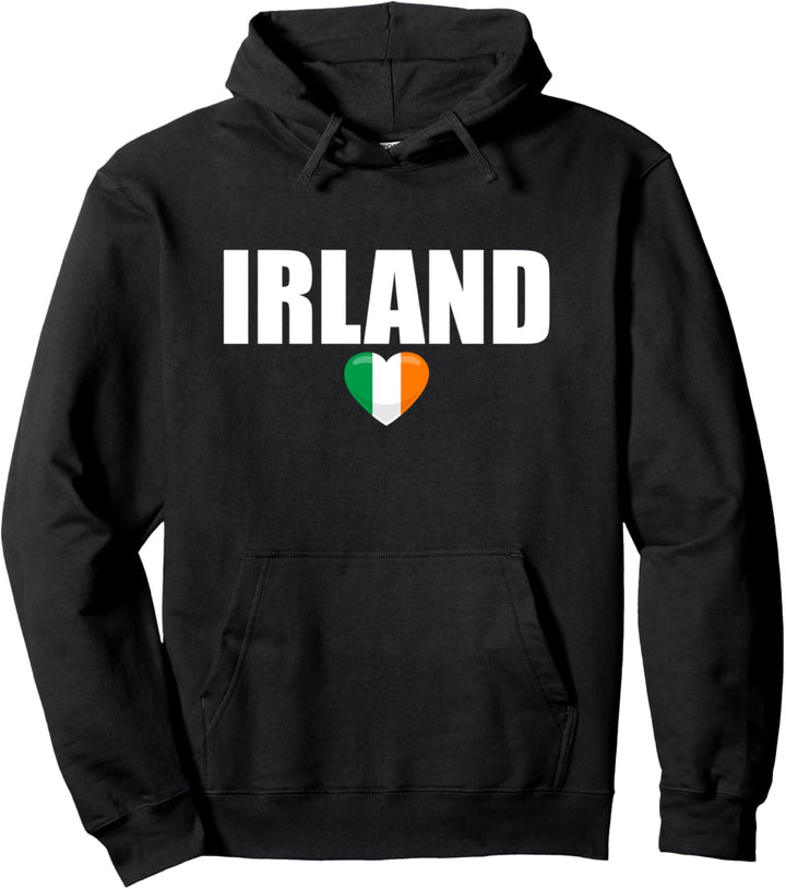 Irland Herz Ireland Irische Flagge Stolzer Ire Pullover Hoodie