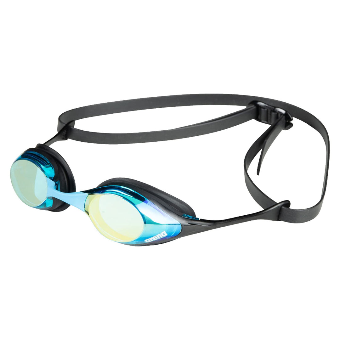 ARENA Herren Cobra Swipe Mirror Schwimmbrillen Einheitsgrösse AQUA-BLACK, Einheitsgrösse AQUA-BLACK