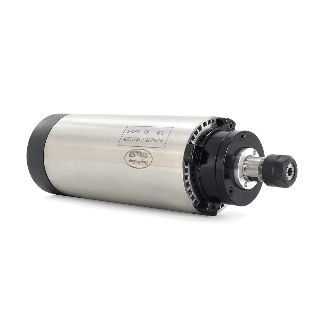 RATTMMOTOR 1.5Kw Luftgekühlter Spindelmotor 220V 400Hz 4 Lager Luftkühlung Frässpindel CNC Spindel M