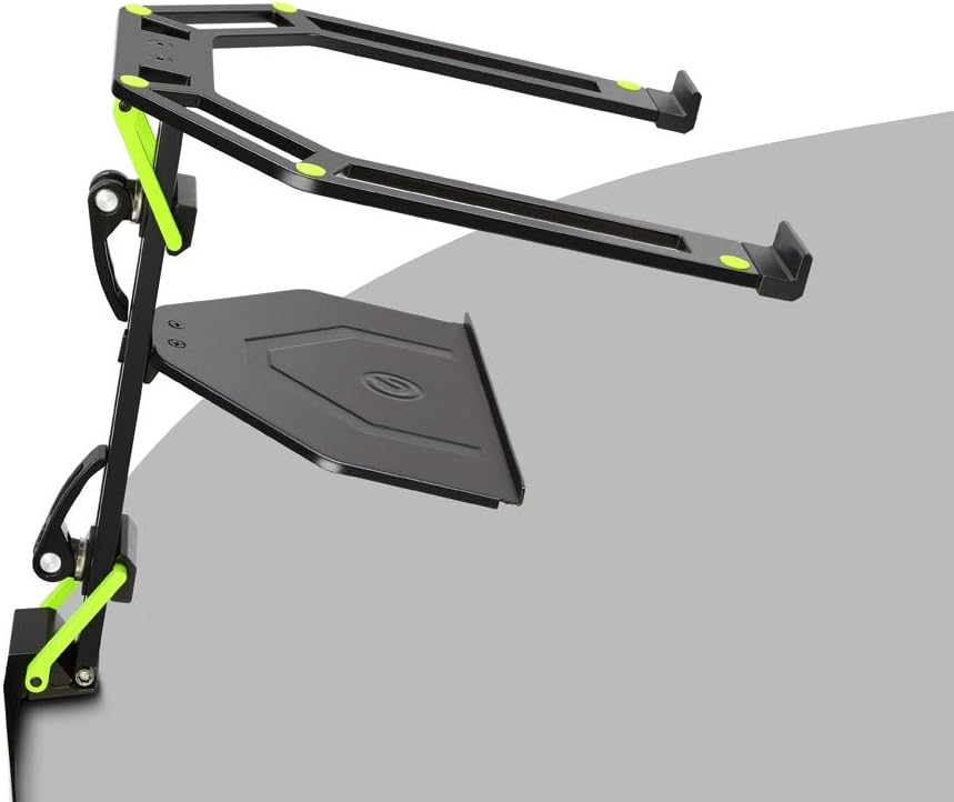 Gravity LTS 01 B - Verstellbarer Ständer für Laptops und Controller mit Belastbarkeit bis 8 kg, schw