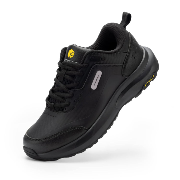 FitVille Extra Weit Wanderschuhe Herren Leicht Trekkingschuhe Wasserdicht Outdoor Schuhe Bequeme Lau