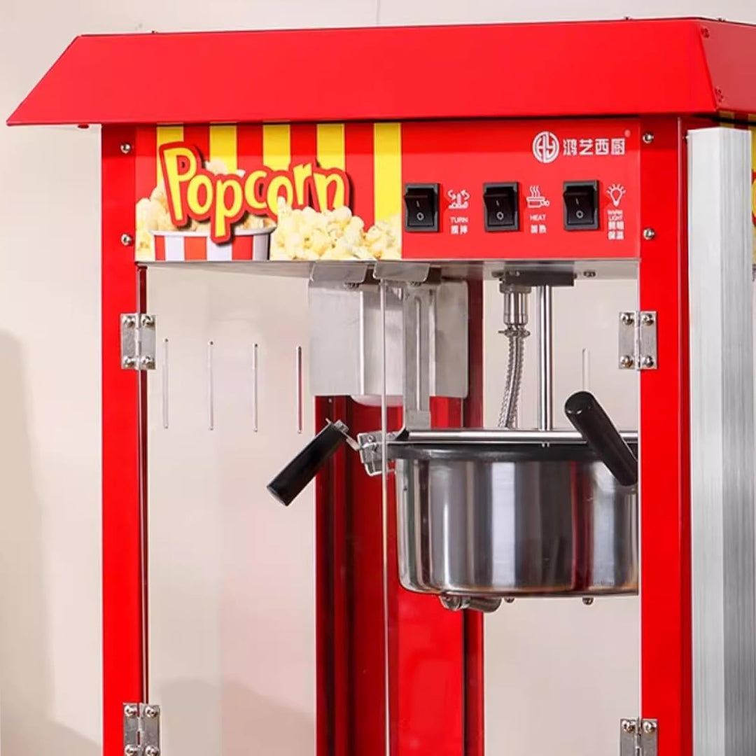Heissluft Popcornmaschine Zubehör – 3 holes-15mm Popcorntopf, Elektrische Handgekurbelte Popcorn-Her