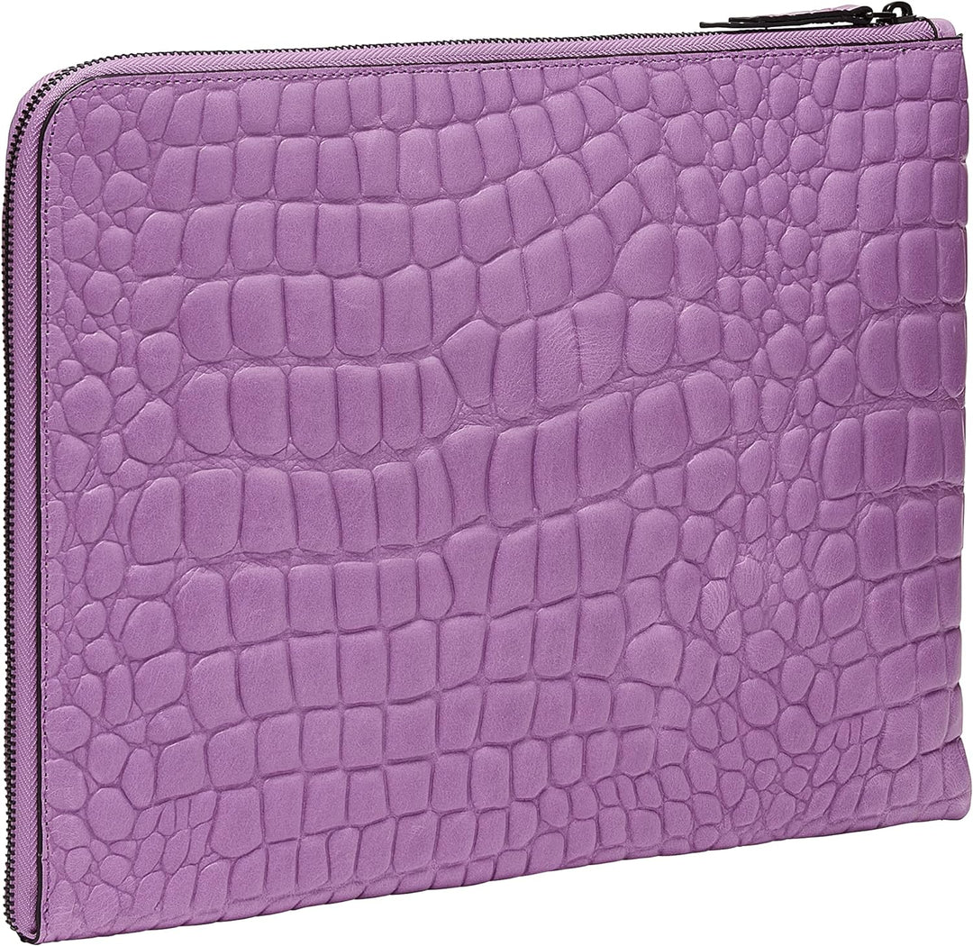 Liebeskind Berlin PB Croco Laptop Case, Onesize (HxBxT 18cm x 25cm x 1cm), Lavender