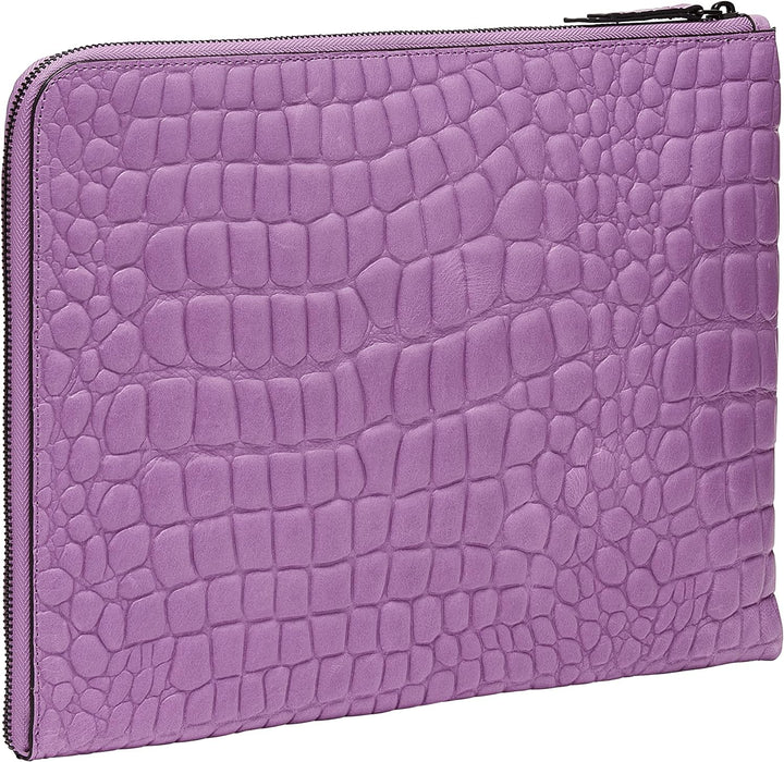Liebeskind Berlin PB Croco Laptop Case, Onesize (HxBxT 18cm x 25cm x 1cm), Lavender
