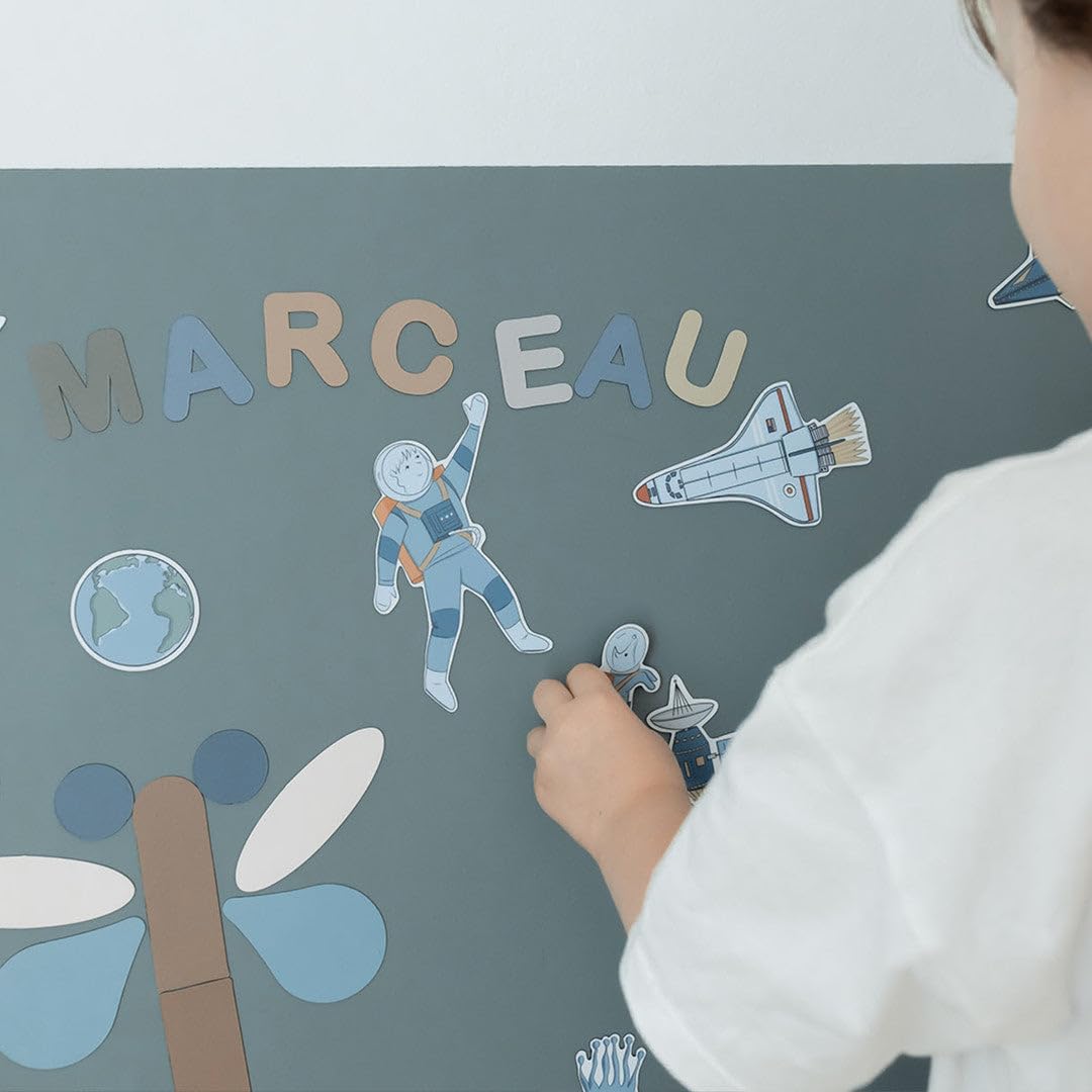 Ferflex - Lustiges magnetisches Spiel für Kinder - Im Weltraum - Auf Allen magnetischen Oberflächen