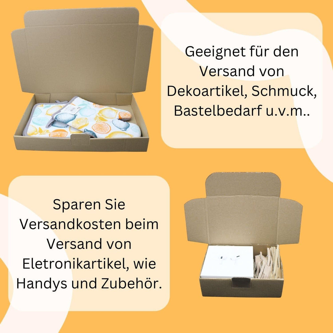300 Maxibriefkartons MB4 braun in Grösse 260 x 180 x 50 mm(aussen) Post Schachtel für günstigen Vers