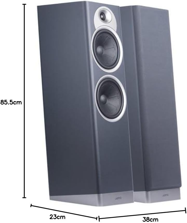 Jamo S7-27FA Pair of Floor Speakers Dolby Atmos Blue Fjord Paar Bodenlautsprecher mit 17 cm Woofer u