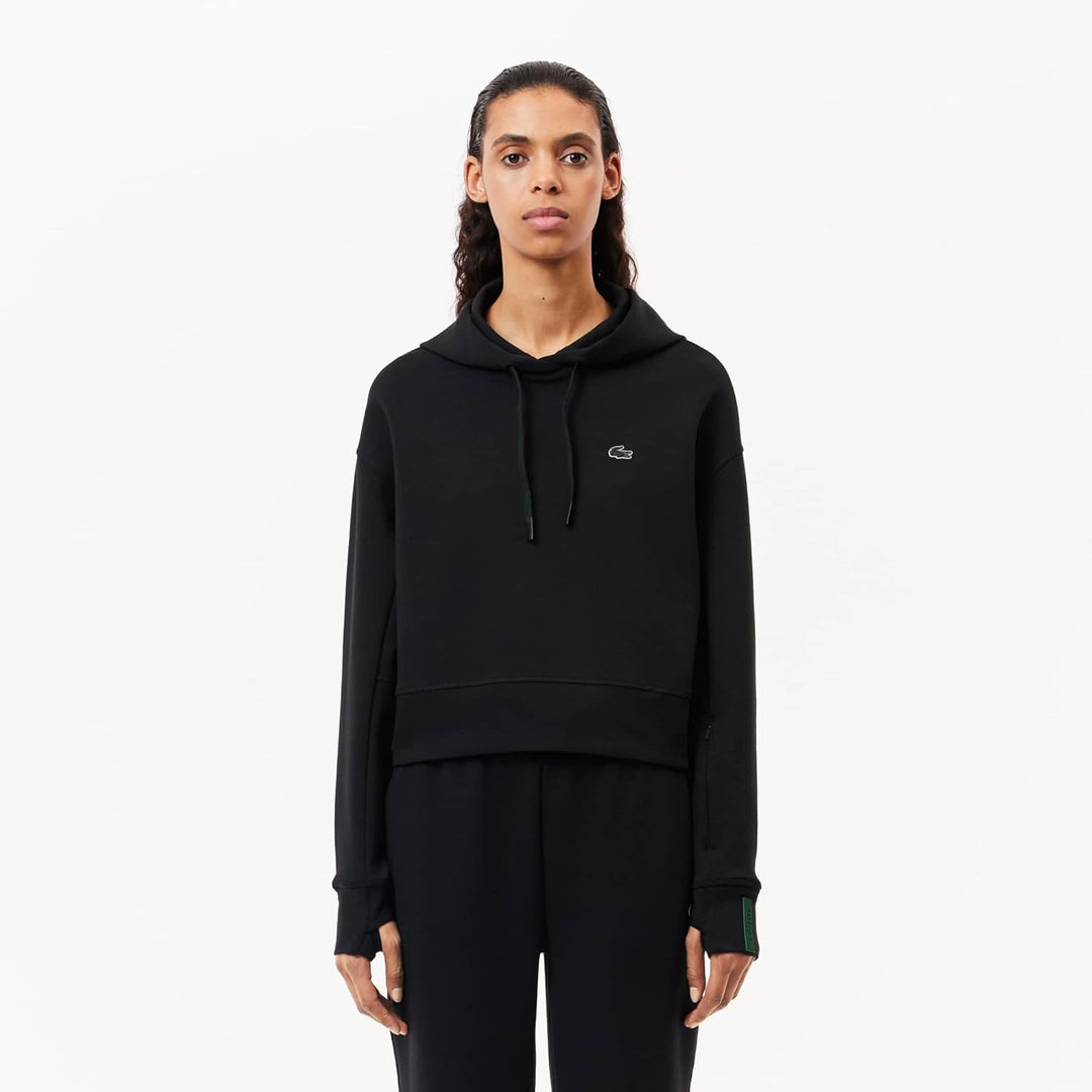 Lacoste Damen Sf0281 Sweatshirts, Schwarz, 38