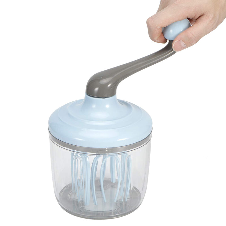 Handmixer für Sahne, Handkurbel Mixer Eierschläger Separator Kunststoff Handmixer Pusher Vielseitige