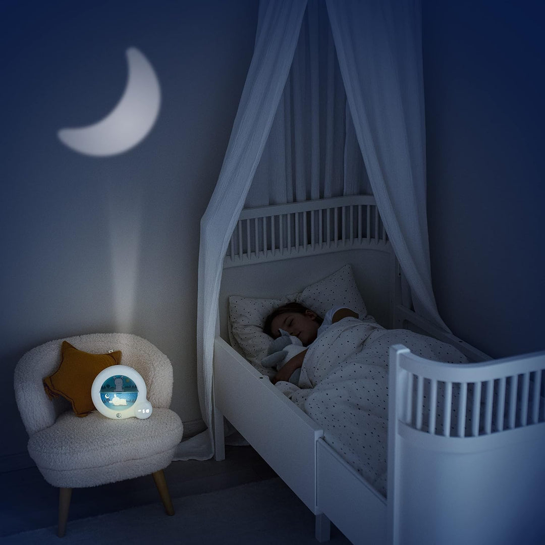 Pabobo CK0042-KSCE-WHITE Stupid Essential Day-Night-Bildungs-Digitalwecker, Weiss, Weiß