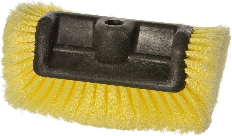 Yachticon Aluminium Teleskop Stiel mit Wasserdurchlauf 90-175 cm und Waschbürste mit Seitenborsten
